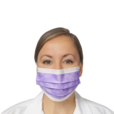 Quala Procedure Mask Level 1 Lavender Earloop Box/50 | Medline